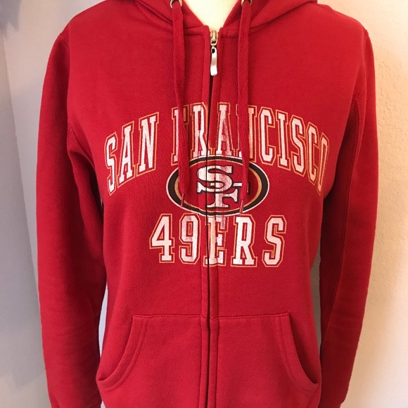 49ers zipper hoodie